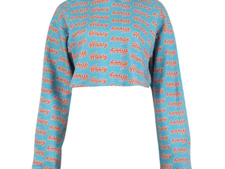 Natasha Zinko | Women | Happy Print Hoodie | Blue Online