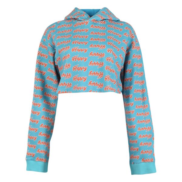 Natasha Zinko | Women | Happy Print Hoodie | Blue Online