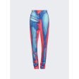 Y Project | Women | X Jean Paul Gaultier Body Morph Sweatpants Pink And Blue Hot on Sale