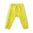 Fendi Kids | Kids Ff Logo Stripe Track Pants | Lemon For Discount