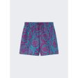 Versace | Men | Mare Shorts | Teal x Plum Hot on Sale