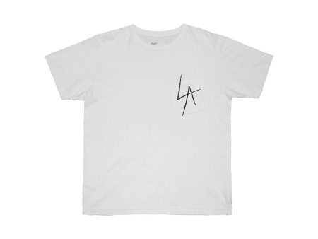 Local Authority | Men | La Slash Pocket Tee White on Sale