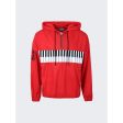 Just Don | Men | Half-zip Pullover Hoodie Red Sale