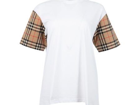 Burberry | Check Print Short-sleeve Tee | White Online