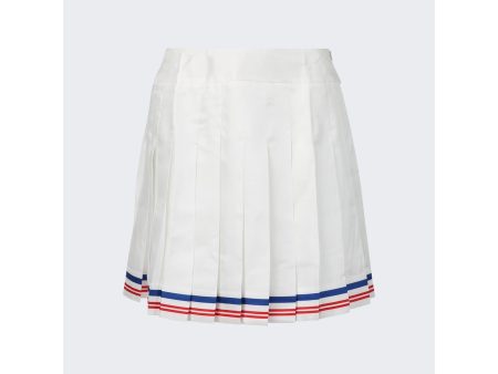 Casablanca | Women | Par Avion Printed Tennis Skirt | White Online now