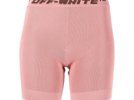 Off-White | Women | Logo Band Shorts Hot on Sale