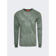 Notsonormal | Men | Splashed Long-sleeve Tee | Grama Green Online