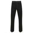 Burberry | Men | Grain De Poudre Wool Tailored Trousers | Black Discount