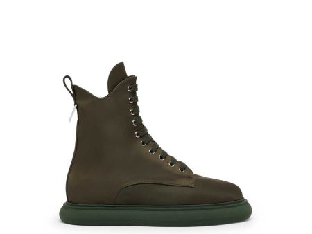 The Attico | Women | Selene Boot | Military Green Supply