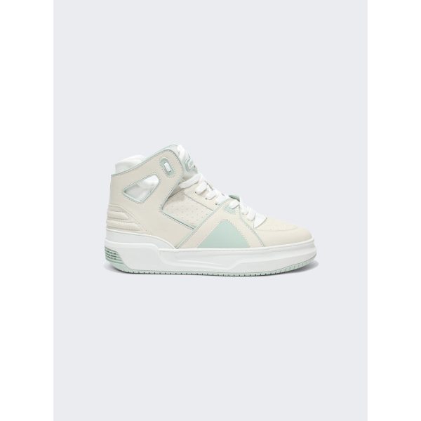 Just Don | Men | Basketball Courtside High-top Sneakers | Green Supply