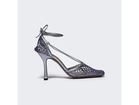 Bottega Veneta | Women | Stretch Pumps Purple And Silver on Sale