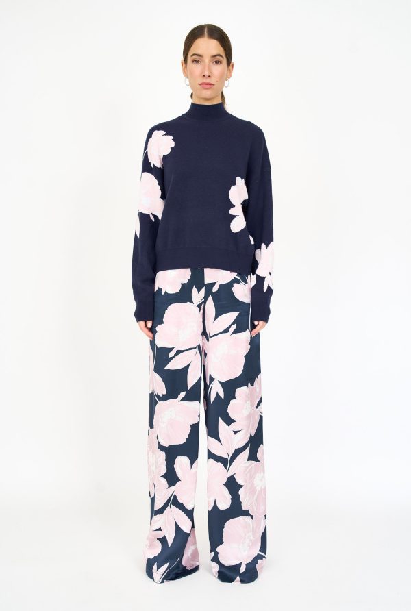 Brookie Sweater | Midnight Blossom For Discount