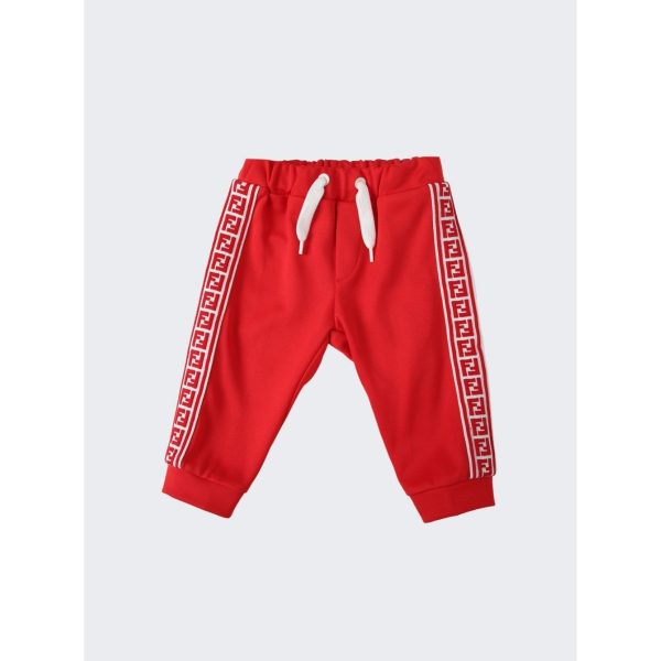 Fendi Kids | Classic Track Pants | Red Online