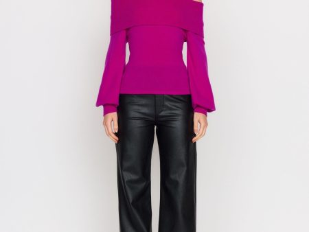 Brianna Sweater | Magenta Sale