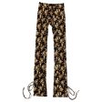 KNWLS | Women | Perse Trousers Paisley Dark Print | Yellow x Black Online Hot Sale