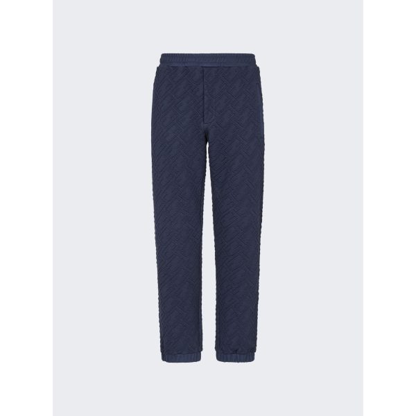 Fendi | Men | Embossed Jersey Sweatpants | Navy on Sale