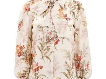 Georgie Blouse | Ivory Brocade Online now