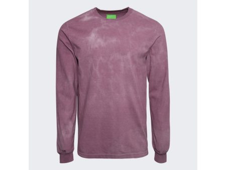 Notsonormal | Men | Splashed Long-sleeve Tee | Root Brown Online Hot Sale