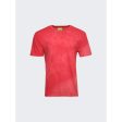 Notsonormal | Men | Splashed Short Sleeve Tee | Scarlet For Sale