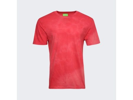 Notsonormal | Men | Splashed Short Sleeve Tee | Scarlet For Sale