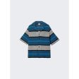 Burberry | Knit Neck Shirt | Rich Navy Online Hot Sale