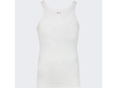 Meta Campania Collective | Francis Jersey Rib Tank Top | White Sale