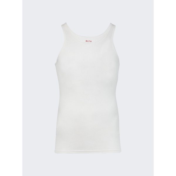 Meta Campania Collective | Francis Jersey Rib Tank Top | White Sale