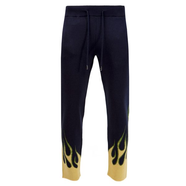 Just Don | Cashmere Knit Flame Sweatpants Navy Discount