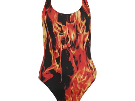 Vetements | Women | Fire Print Swimsuit on Sale