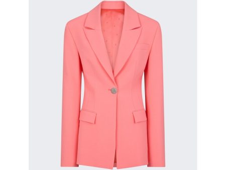 The Attico | Women | Classic Blazer | Salmon Orange Supply