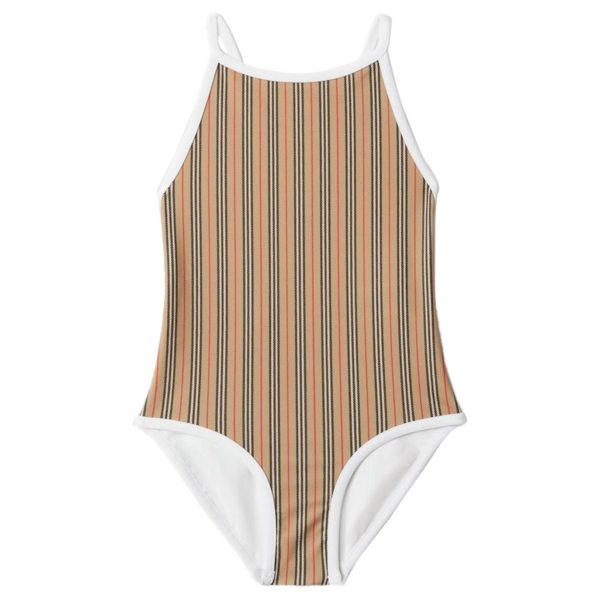 Burberry Kids | Icon Stripped Swimsuit Hot on Sale