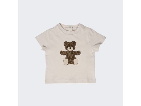 Fendi Kids | Mongram Bear Short Sleeve T-shirt For Discount