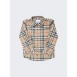 Burberry Kids | Kids Check Print Stretch Shirt | Archive Beige on Sale