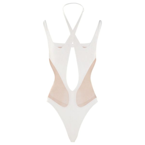 Mugler | Women | Sheer Panel Bodysuit Cheap