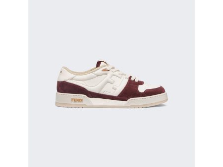 Fendi | Men | Ff Logo Sneaker | Burgundy For Sale