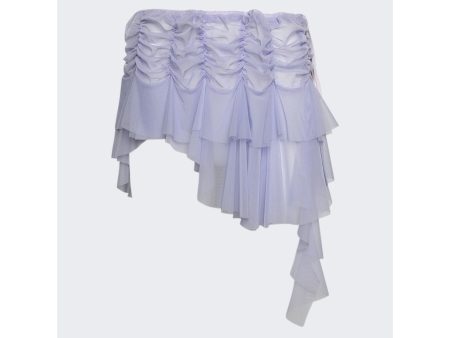 Ester Manas | Women | Micro Ruched Skirt | Lilac Hot on Sale