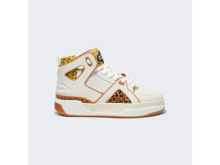 Just Don | Men | Basketball Courtside High-top Sneakers Leopard Online Hot Sale