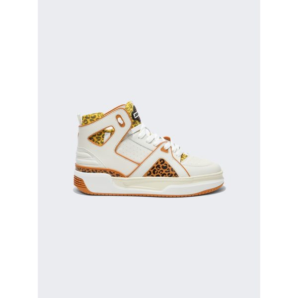 Just Don | Men | Basketball Courtside High-top Sneakers Leopard Online Hot Sale