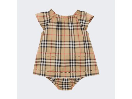 Burberry Kids | Vintage Check Stretch Cotton Dress With Bloomers Online