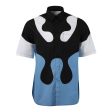 Burberry | Abstract Print Short-sleeve Shirt | Blue Topaz Fashion