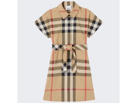 Burberry | Kids Belted Archive Beige Mini Dress Hot on Sale