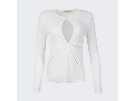 Christopher Esber | Women | Anglaise Long Sleeve Top | White Cheap