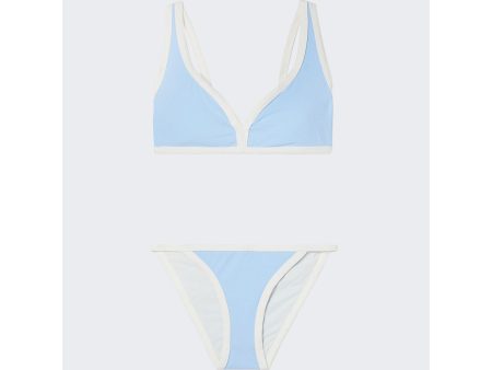 Lisa Marie Fernandez | Women | Maria Low-waist Bikini | Vintage Blue Online Sale