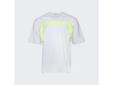 Lanvin | Men | Curb Embroidered T-shirt | Optic White Online Hot Sale