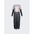 Y Project | Women | Jean Paul Gaultier Trompe-l oeil Y Belt Denim Mai Dress | Black x White Online Hot Sale