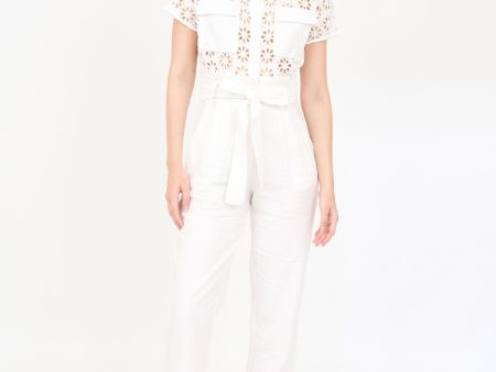 Chase Jumpsuit | White Fashion