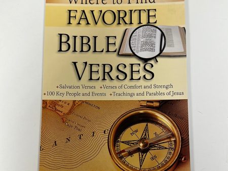 WHERE FIND FAVORITE BIBLE VERSES PAMPHLET-1959 Fashion