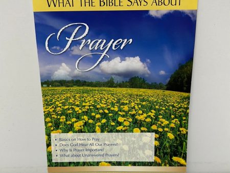 WHAT BIBLE SAYS ABOUT PRAYER PAMPHLET-4561 Online Hot Sale