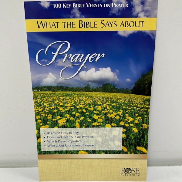 WHAT BIBLE SAYS ABOUT PRAYER PAMPHLET-4561 Online Hot Sale