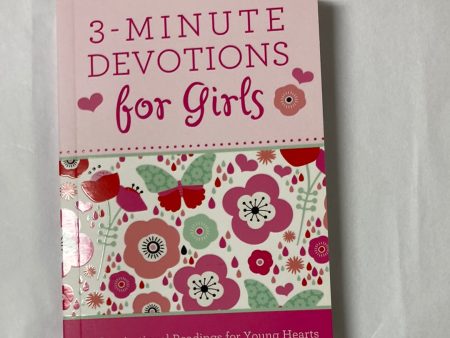 3 MIN DEVOTIONS FOR GIRLS-6389 For Sale